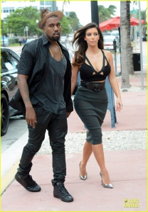 Kim Kardashian And Kanye West Have Dinner Date In Miami